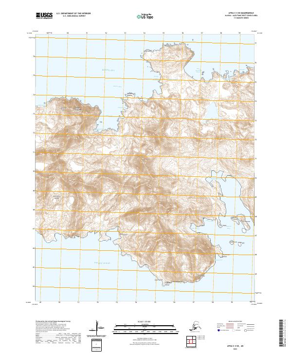 Atka C-3 SE topographic map thumbnail