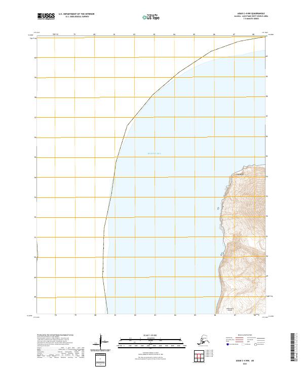 Adak C-4 NW topographic map thumbnail
