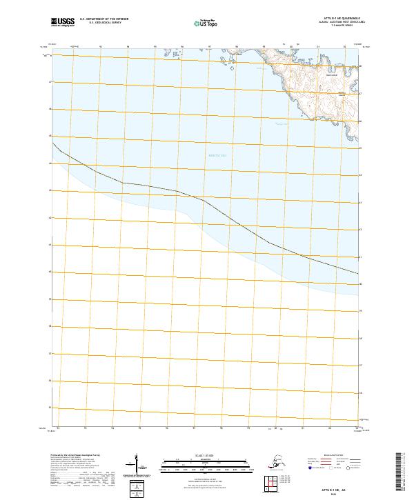 Attu B-1 NE topographic map thumbnail