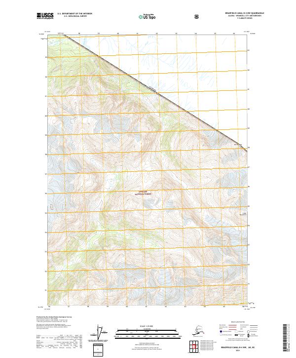 Bradfield Canal B-4 NW topographic map thumbnail