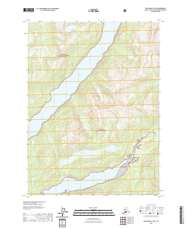 Ketchikan A-2 NW topographic map thumbnail