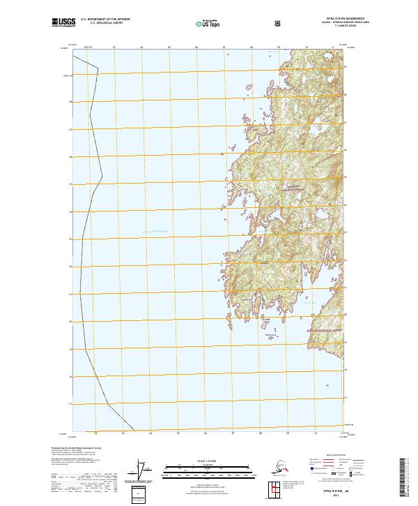 Sitka D-8 NW 2021 topographic map thumbnail
