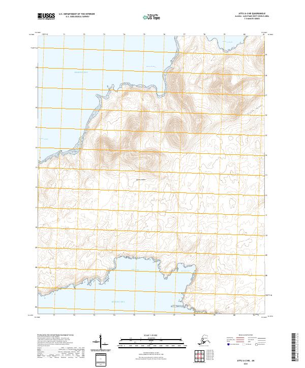 Attu A-2 NE topographic map thumbnail
