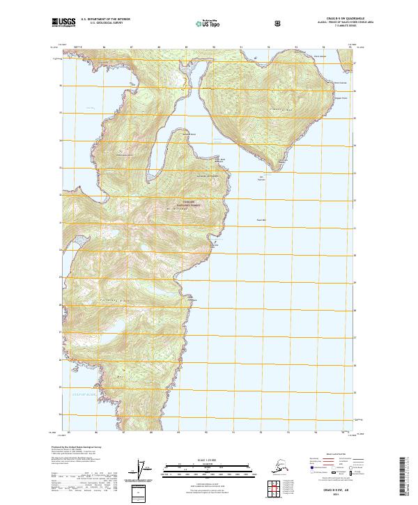 Craig B-5 SW 2021 topographic map thumbnail