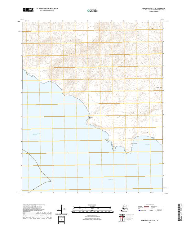 Gareloi Island C-1 SE topographic map thumbnail