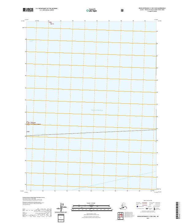 Dixon Entrance C-3 OE E NW topographic map thumbnail