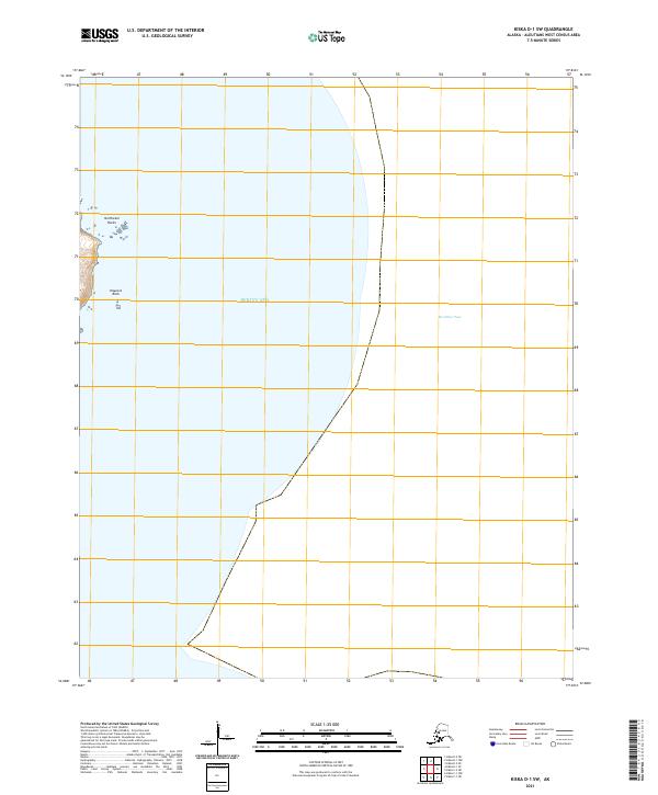 Kiska D-1 SW 2021 topographic map thumbnail