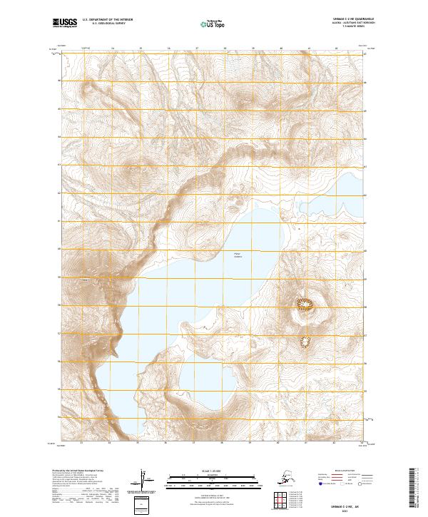 Unimak C-2 NE topographic map thumbnail