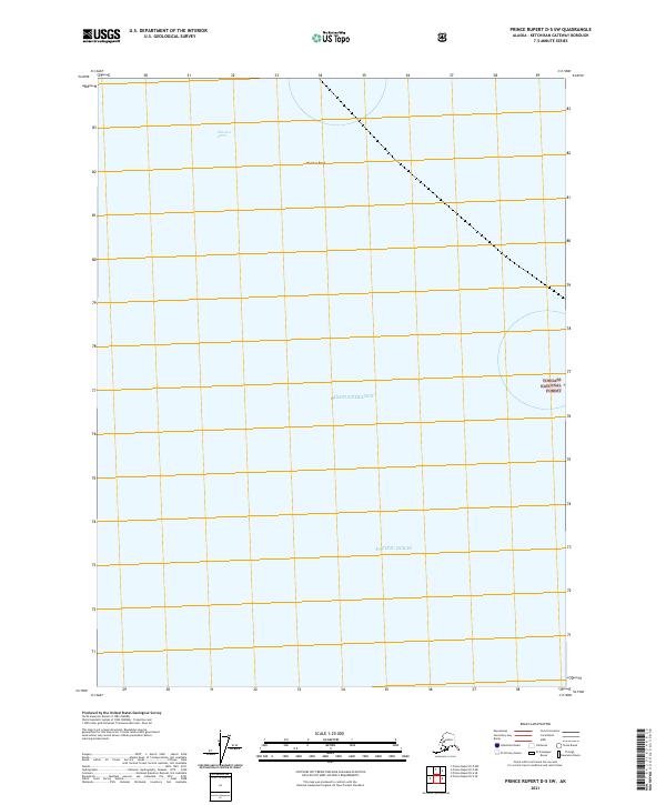 Prince Rupert D-5 SW topographic map thumbnail