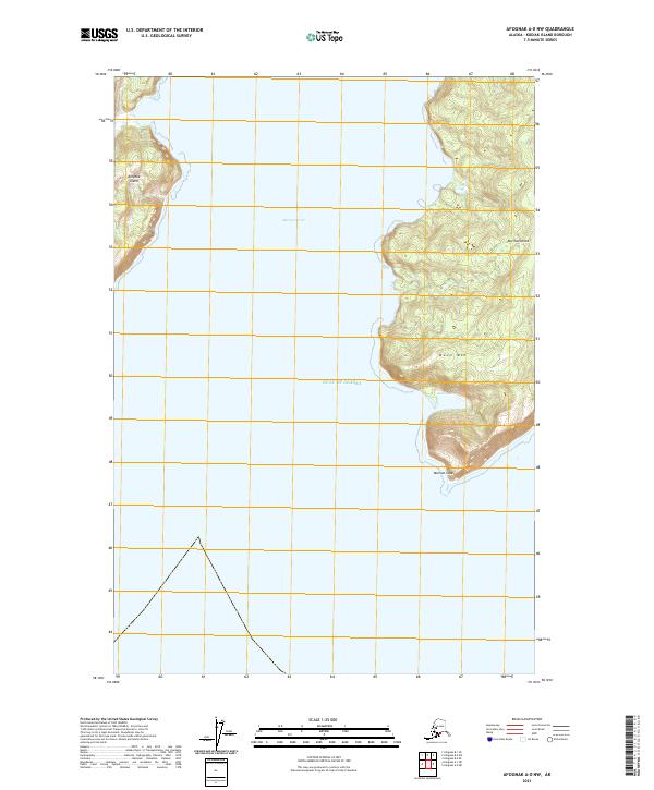 Afognak A-0 NW topographic map thumbnail