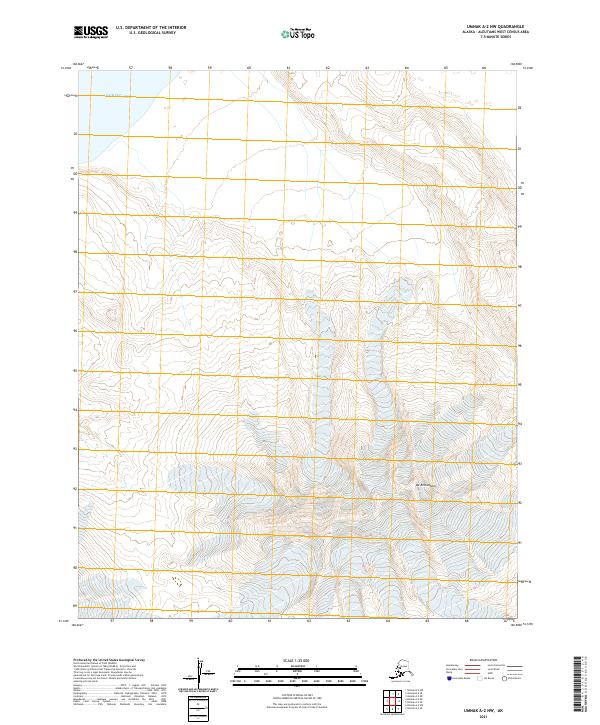 Umnak A-2 NW topographic map thumbnail