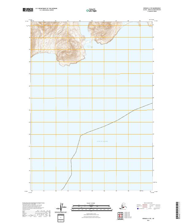 Kodiak A-4 SE topographic map thumbnail
