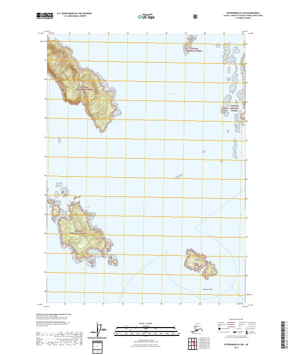 Petersburg B-6 NE topographic map thumbnail