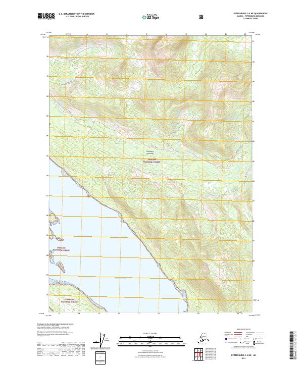 Petersburg C-4 NE topographic map thumbnail