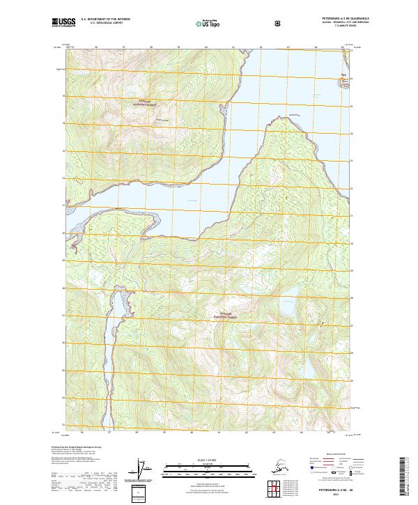 Petersburg A-2 NE topographic map thumbnail