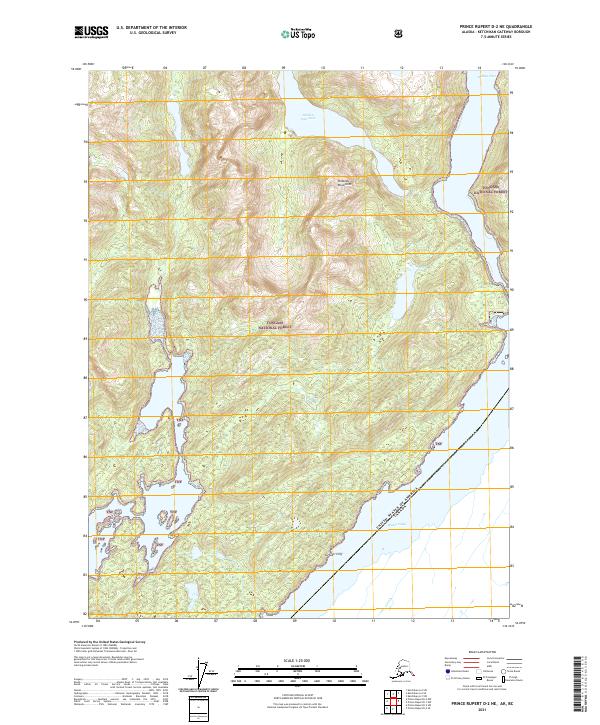 Prince Rupert D-2 NE topographic map thumbnail