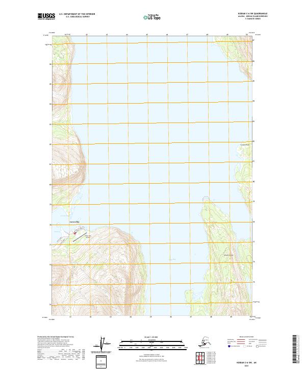 Kodiak C-6 SW topographic map thumbnail