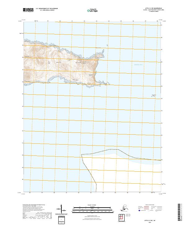 Attu C-2 SW topographic map thumbnail