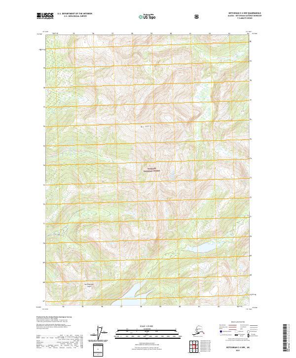 Ketchikan C-4 NW topographic map thumbnail