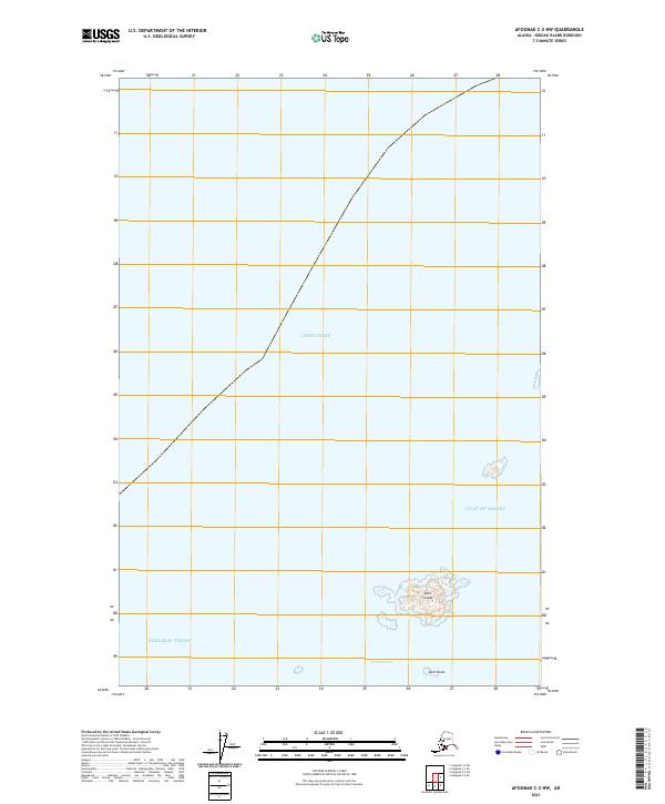 Afognak C-2 NW topographic map thumbnail