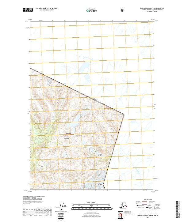 Bradfield Canal D-6 SW 2021 topographic map thumbnail