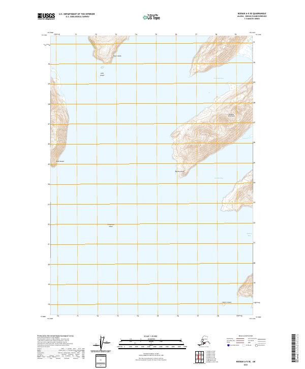 Kodiak A-5 SE topographic map thumbnail