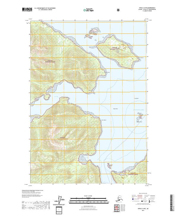 Sitka C-5 SW 2021 topographic map thumbnail