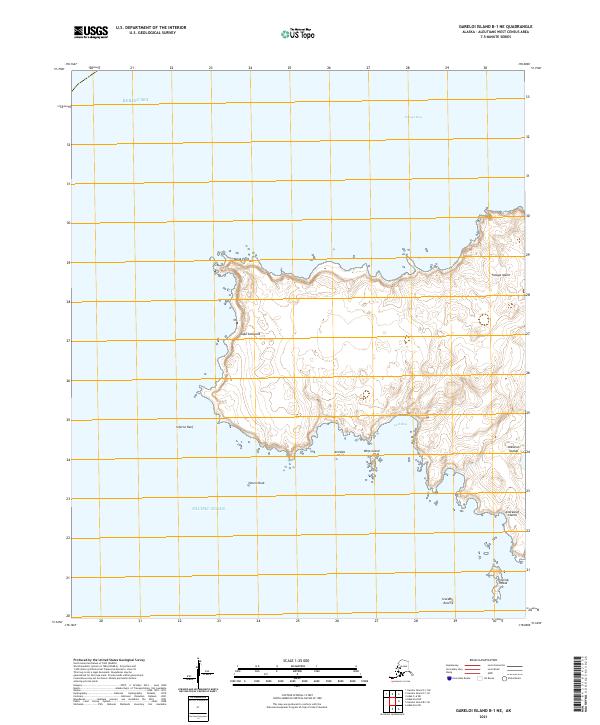 Gareloi Island B-1 NE topographic map thumbnail