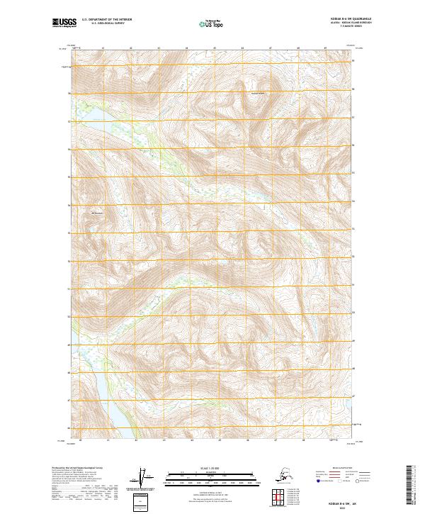 Kodiak B-6 SW topographic map thumbnail