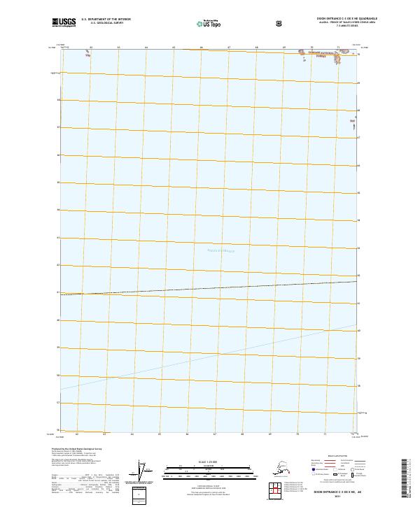 Dixon Entrance C-3 OE E NE topographic map thumbnail