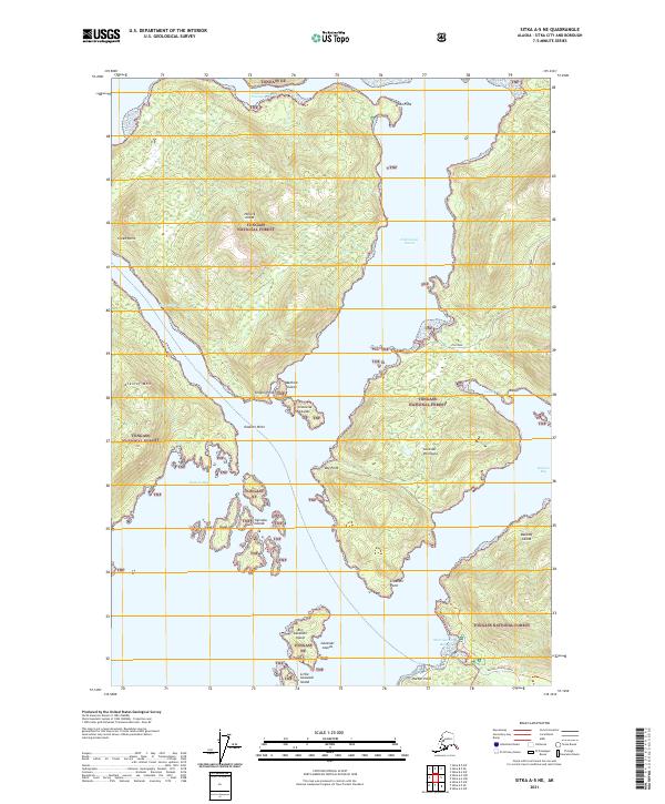 Sitka A-5 NE topographic map thumbnail