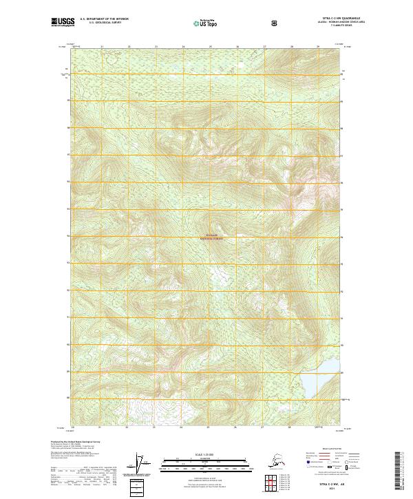 Sitka C-2 NW 2021 topographic map thumbnail