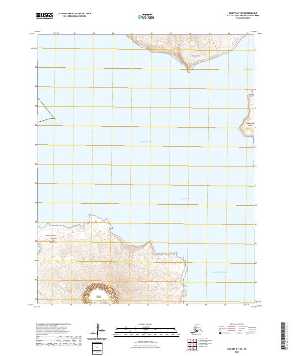 Amukta D-1 SE topographic map thumbnail