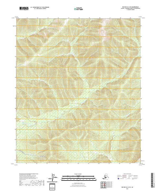 Big Delta C-6 SE 2021 topographic map thumbnail