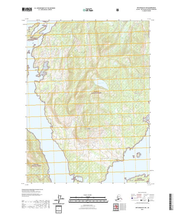 Ketchikan B-5 NE topographic map thumbnail