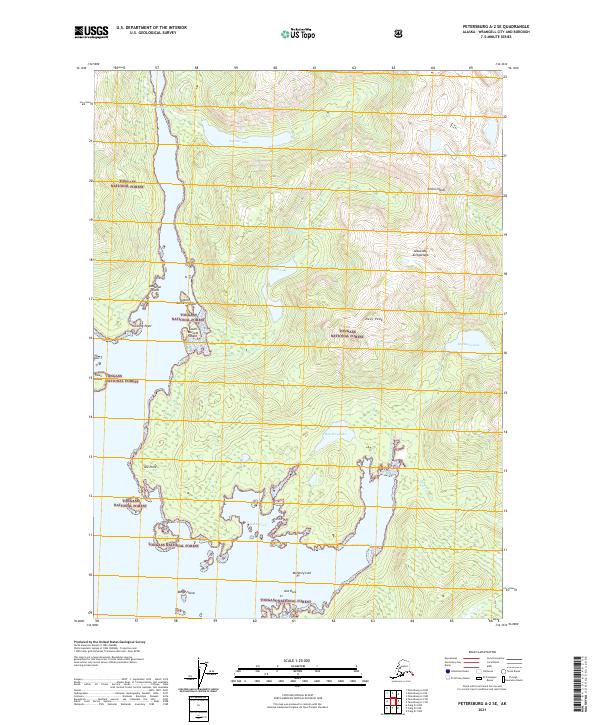 Petersburg A-2 SE topographic map thumbnail
