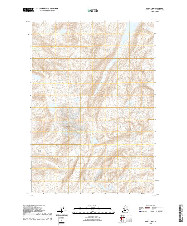 Kodiak C-4 SE topographic map thumbnail