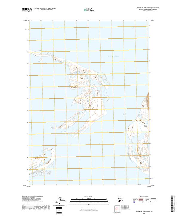 Trinity Islands C-2 SE topographic map thumbnail