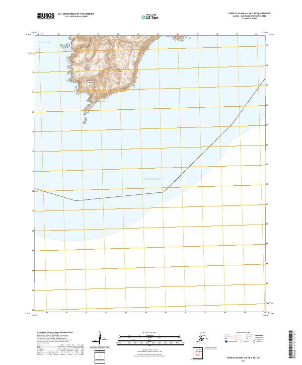 Gareloi Island A-4 OE S NE topographic map thumbnail