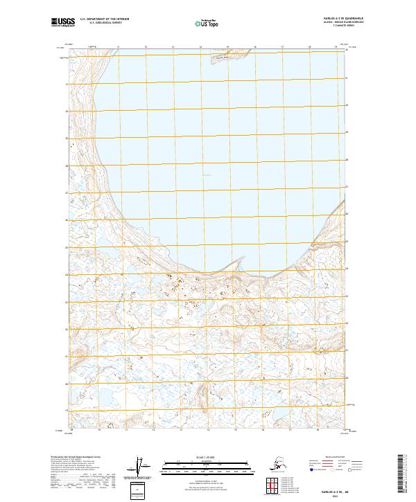 Karluk A-2 SE topographic map thumbnail