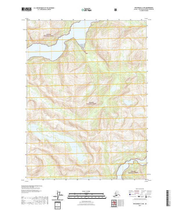 Ketchikan C-3 NE topographic map thumbnail