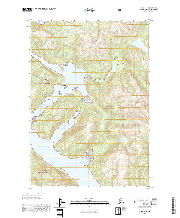 Sitka C-6 SW topographic map thumbnail