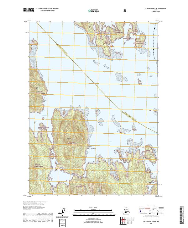 Petersburg A-3 SW topographic map thumbnail