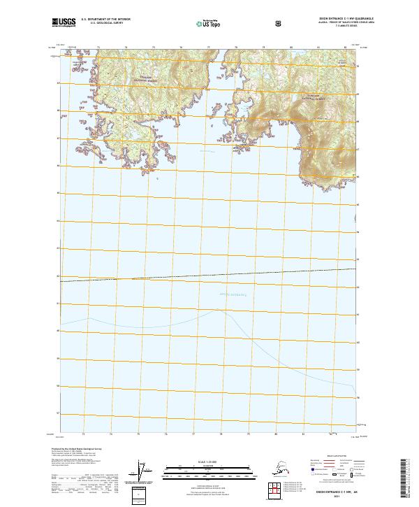 Dixon Entrance C-1 NW topographic map thumbnail