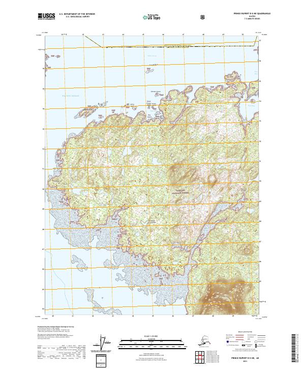 Prince Rupert D-5 NE topographic map thumbnail