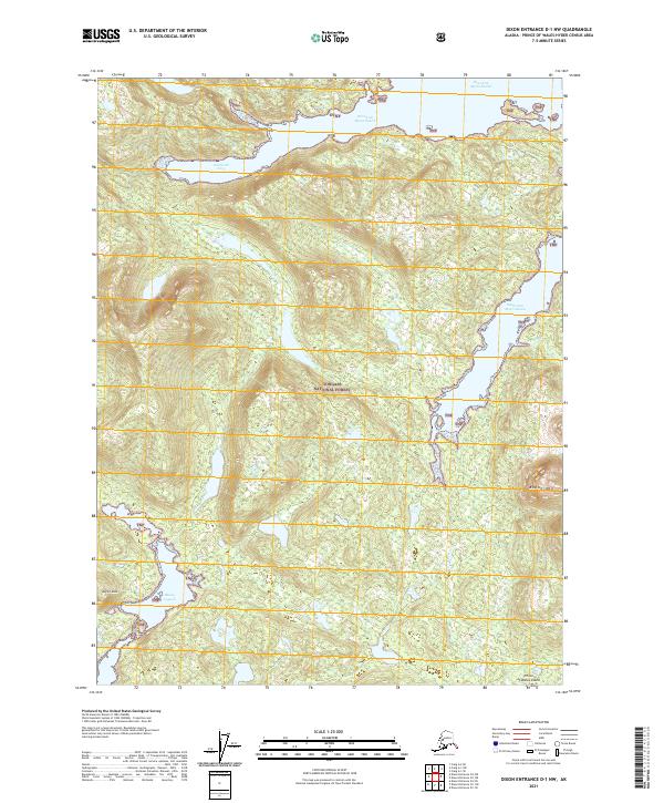 Dixon Entrance D-1 NW topographic map thumbnail