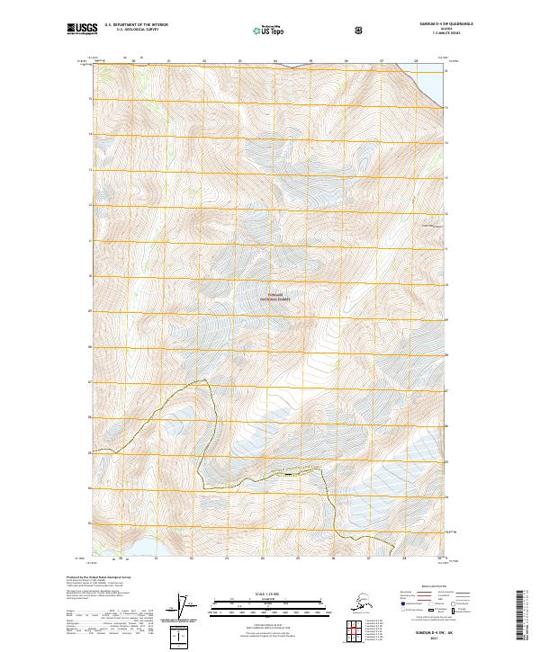 Sumdum D-4 SW topographic map thumbnail