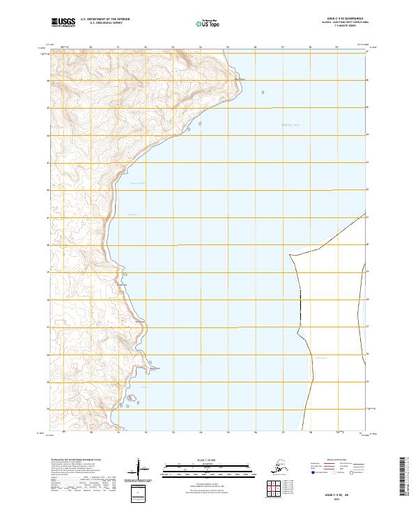 Adak C-4 SE topographic map thumbnail