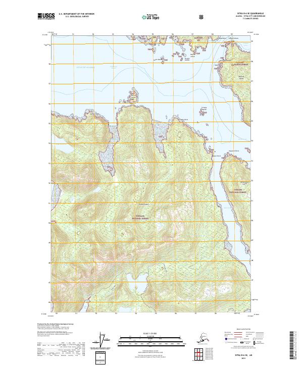 Sitka B-6 SE 2021 topographic map thumbnail