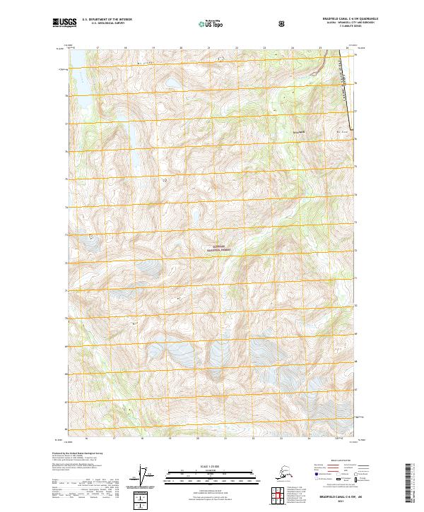 Bradfield Canal C-6 SW 2021 topographic map thumbnail